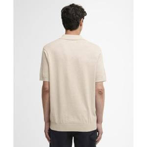 Barbour Muston Linen-Blend Knitted Polo Shirt